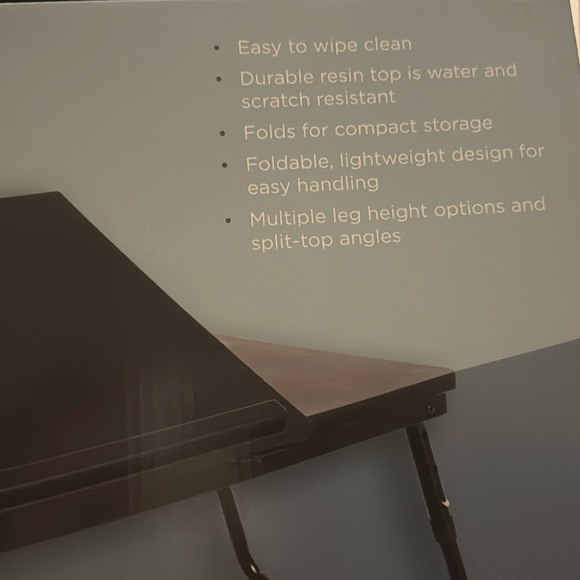 Set of 2 Portable Laptop Stand / Desk - Picture 4 of 5